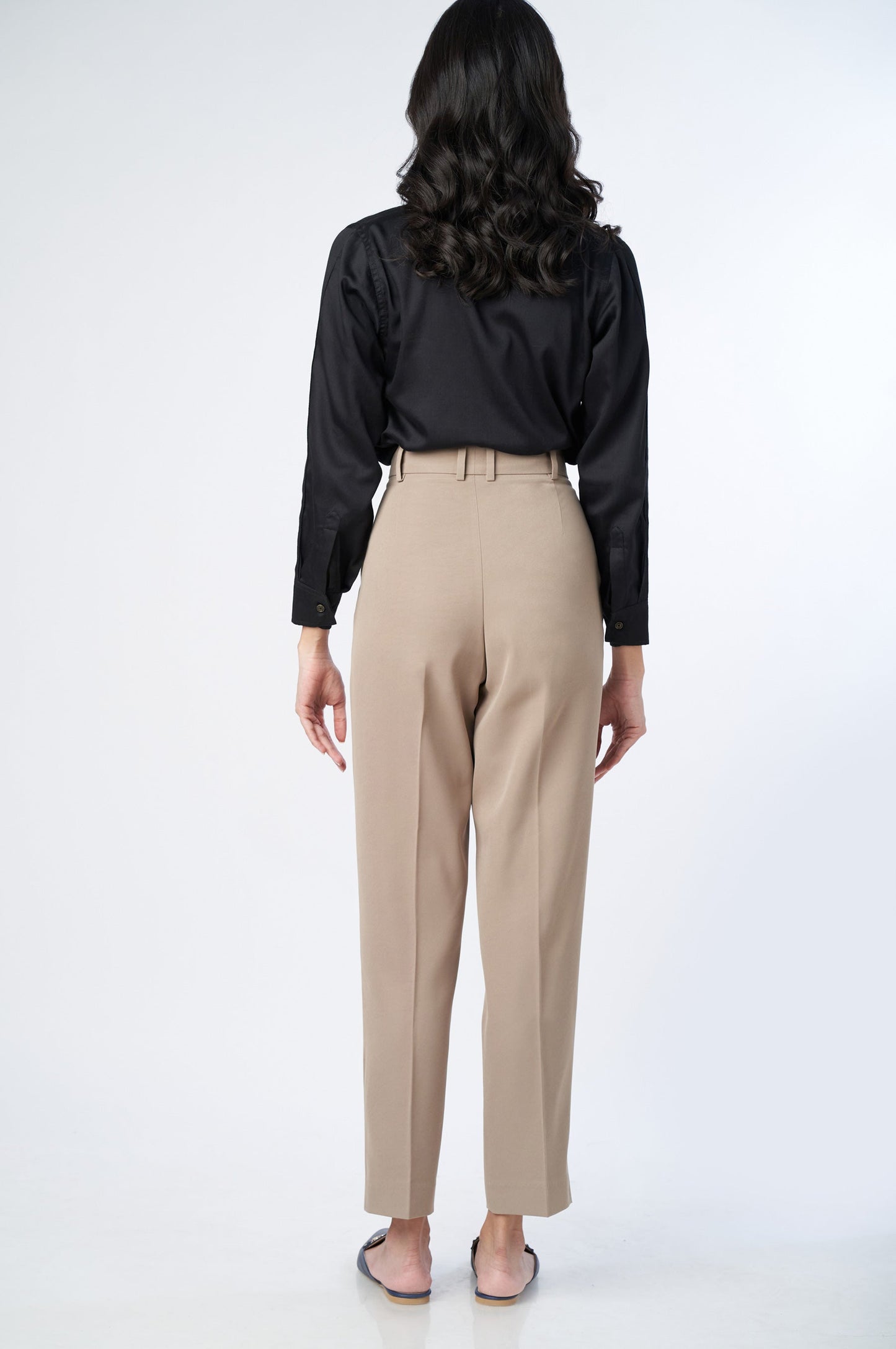 Straight Fit Formal Pants - Coffee