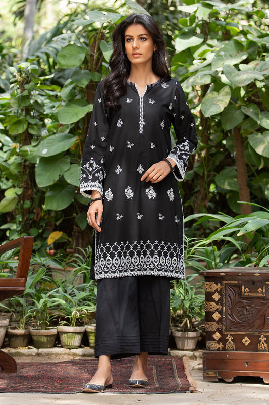 Stitched 1 Piece Chikankari Cambric Shirt