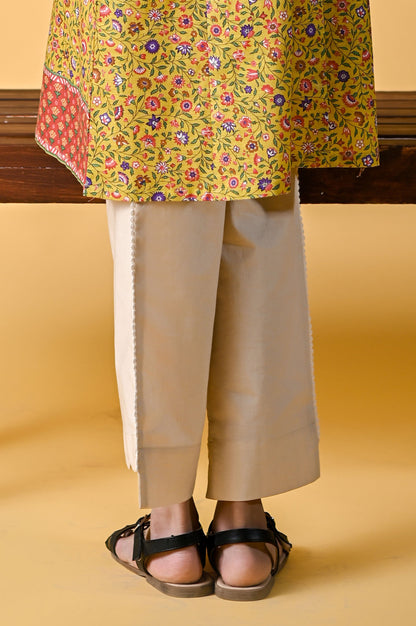 Embellished Junior Pants - Beige