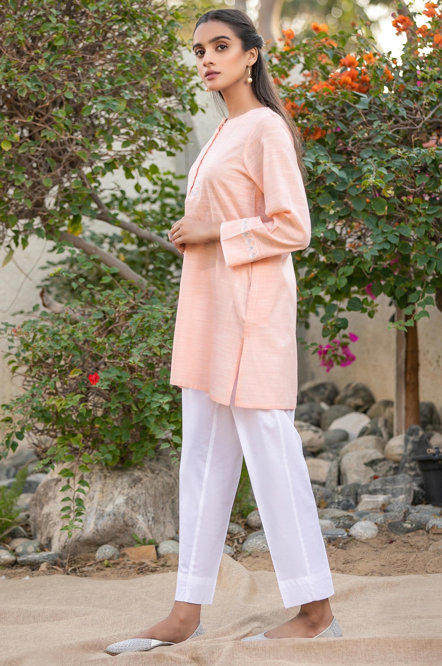 Stitched 1 Piece Embroidered Shirt