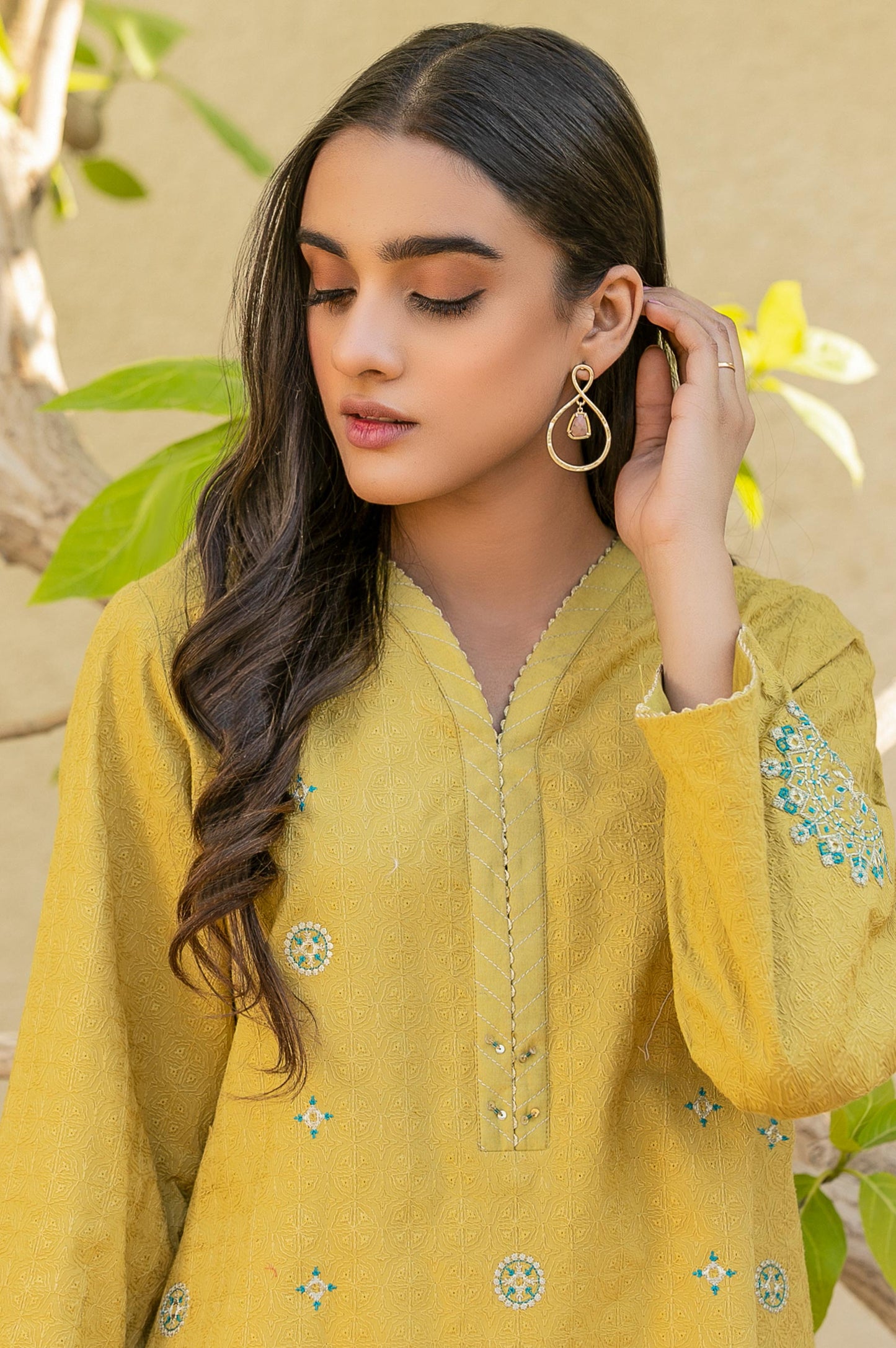 Stitched 1 Piece Embroidered Shirt