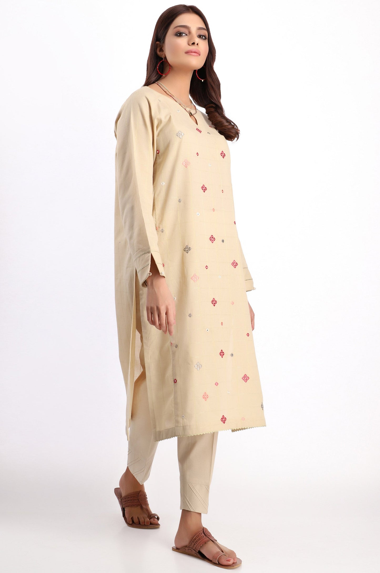 Stitched 1 Piece Embroidered Shirt