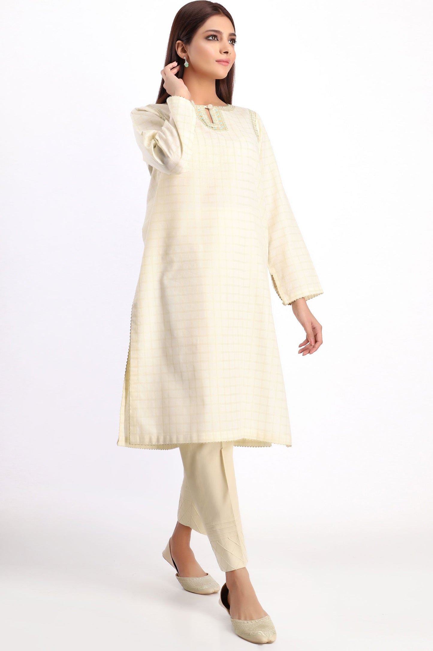 Stitched 1 Piece Embroidered Shirt