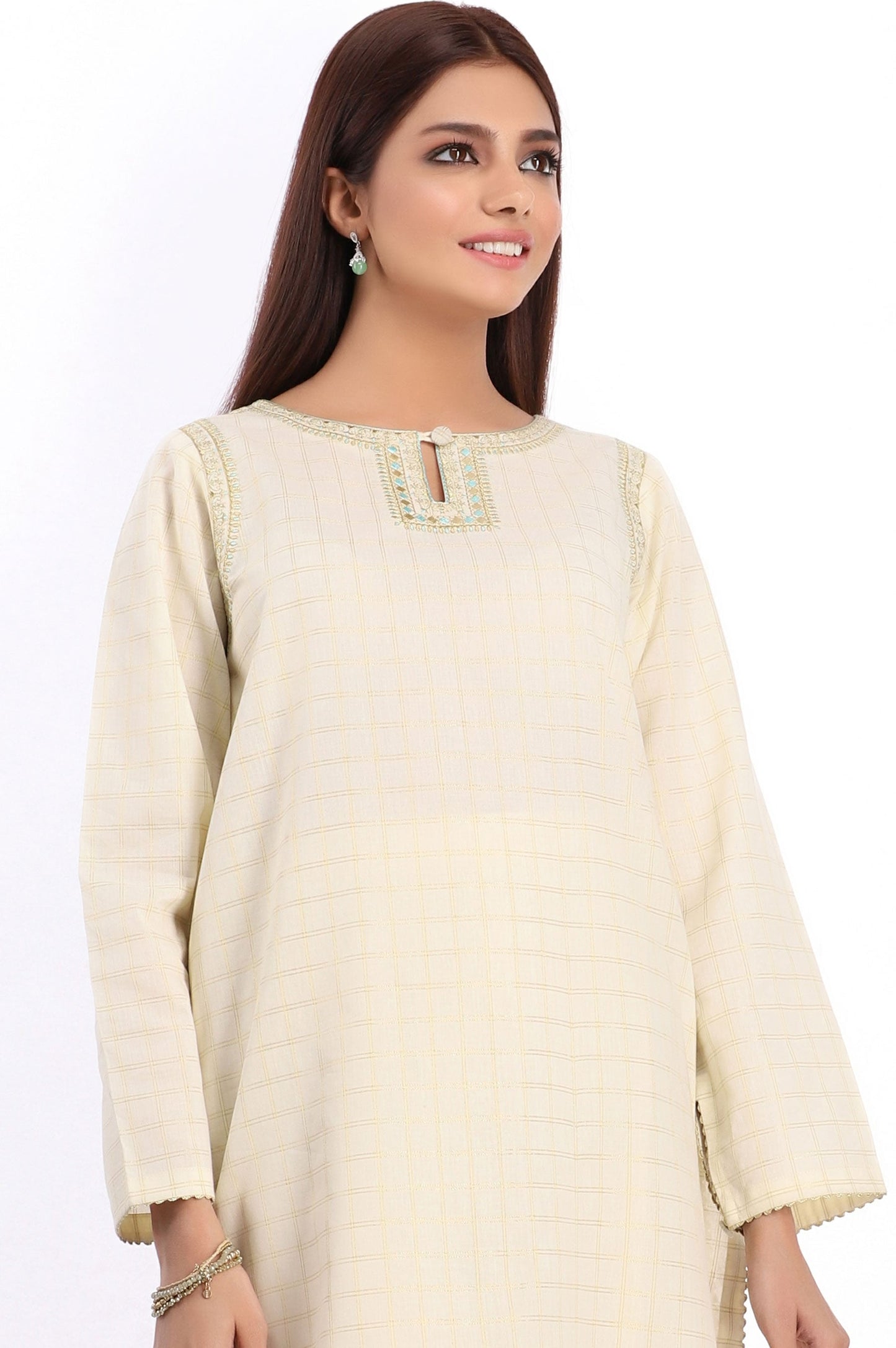 Stitched 1 Piece Embroidered Shirt