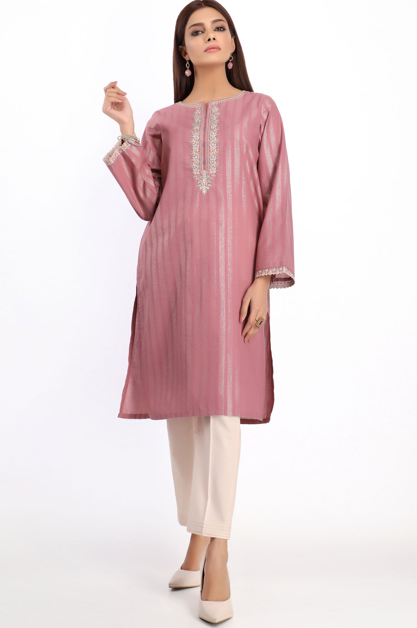 Stitched 1 Piece Embroidered Shirt