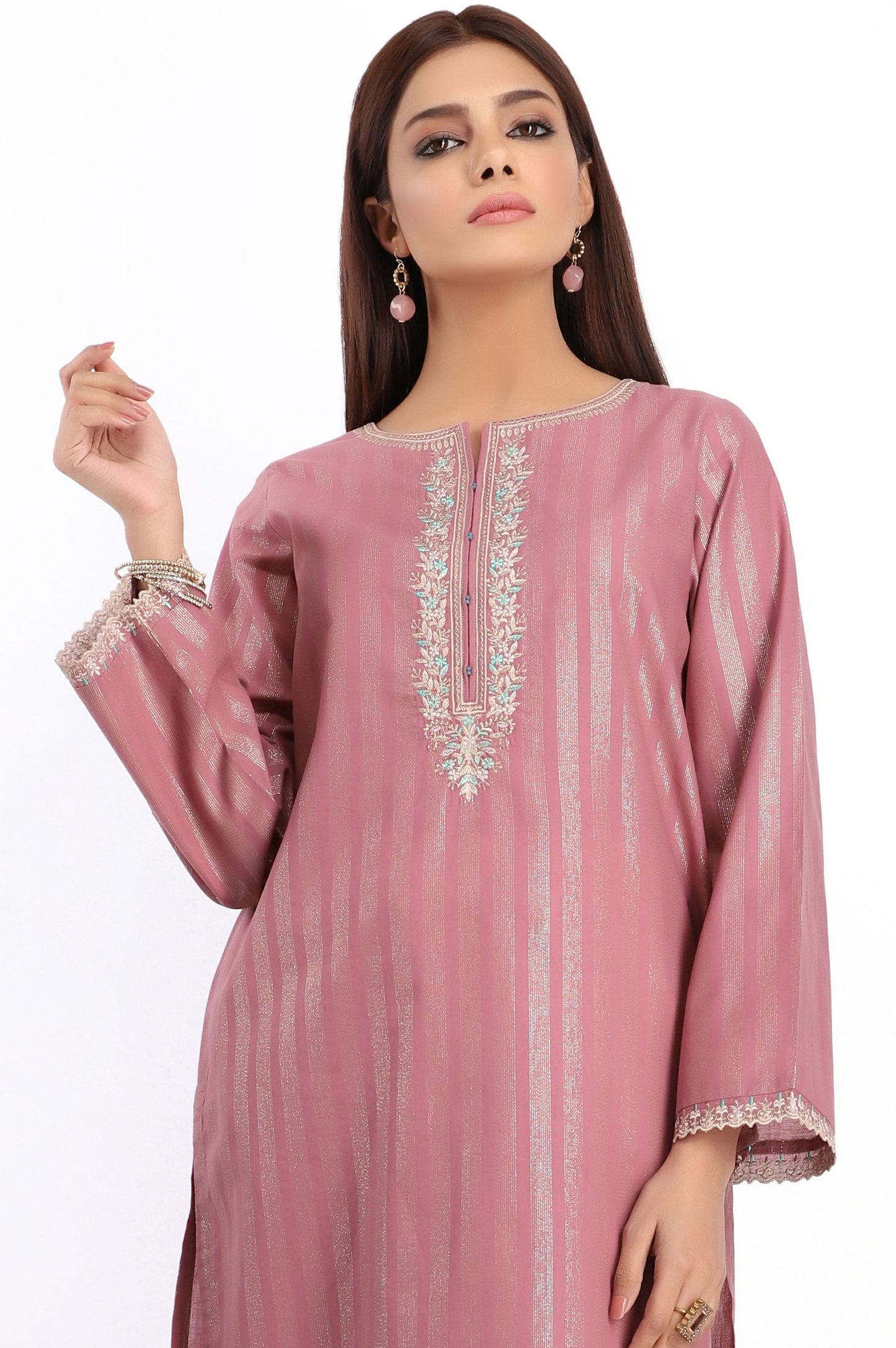 Stitched 1 Piece Embroidered Shirt