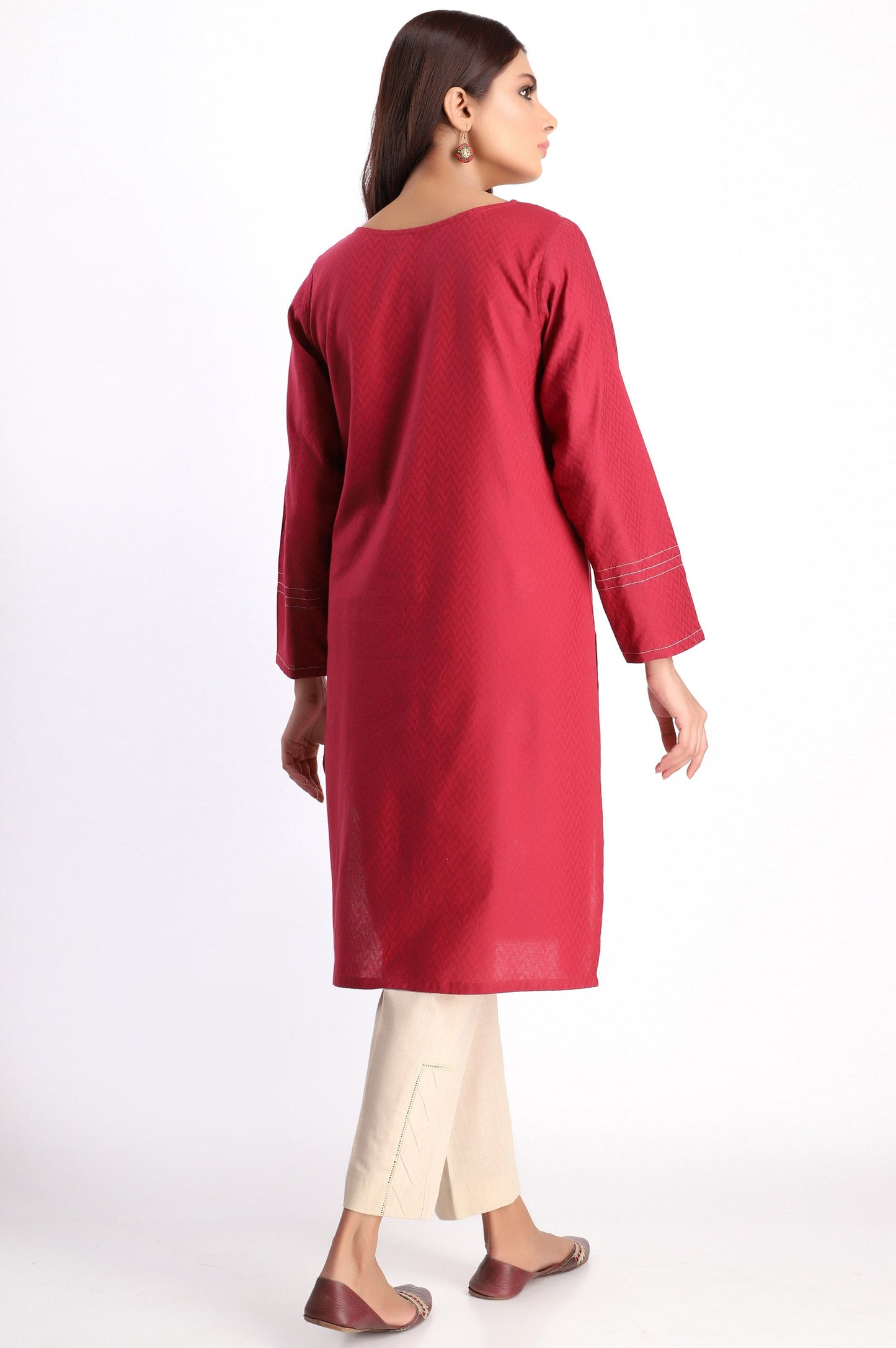 Stitched 1 Piece Embroidered Shirt