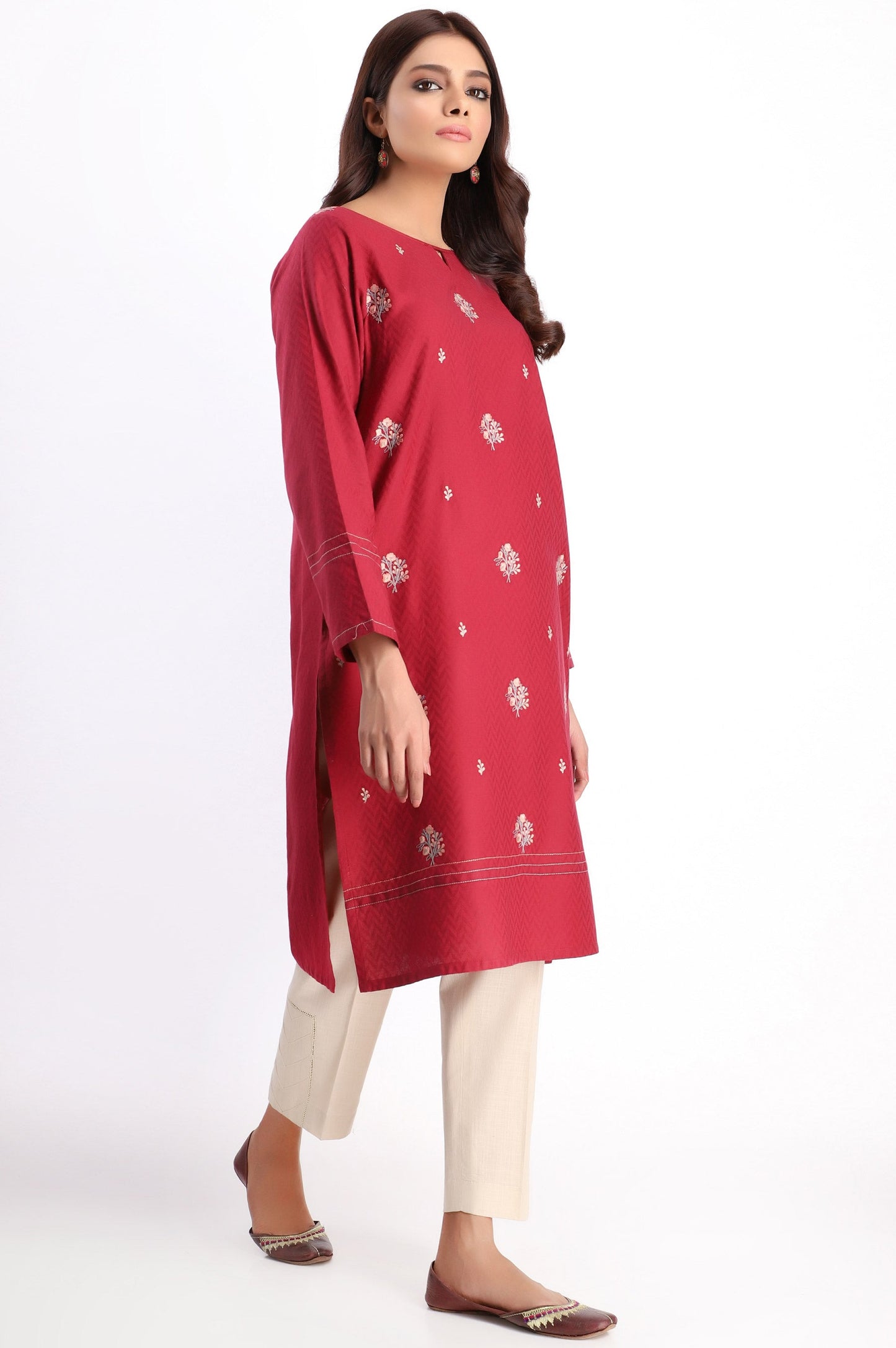 Stitched 1 Piece Embroidered Shirt