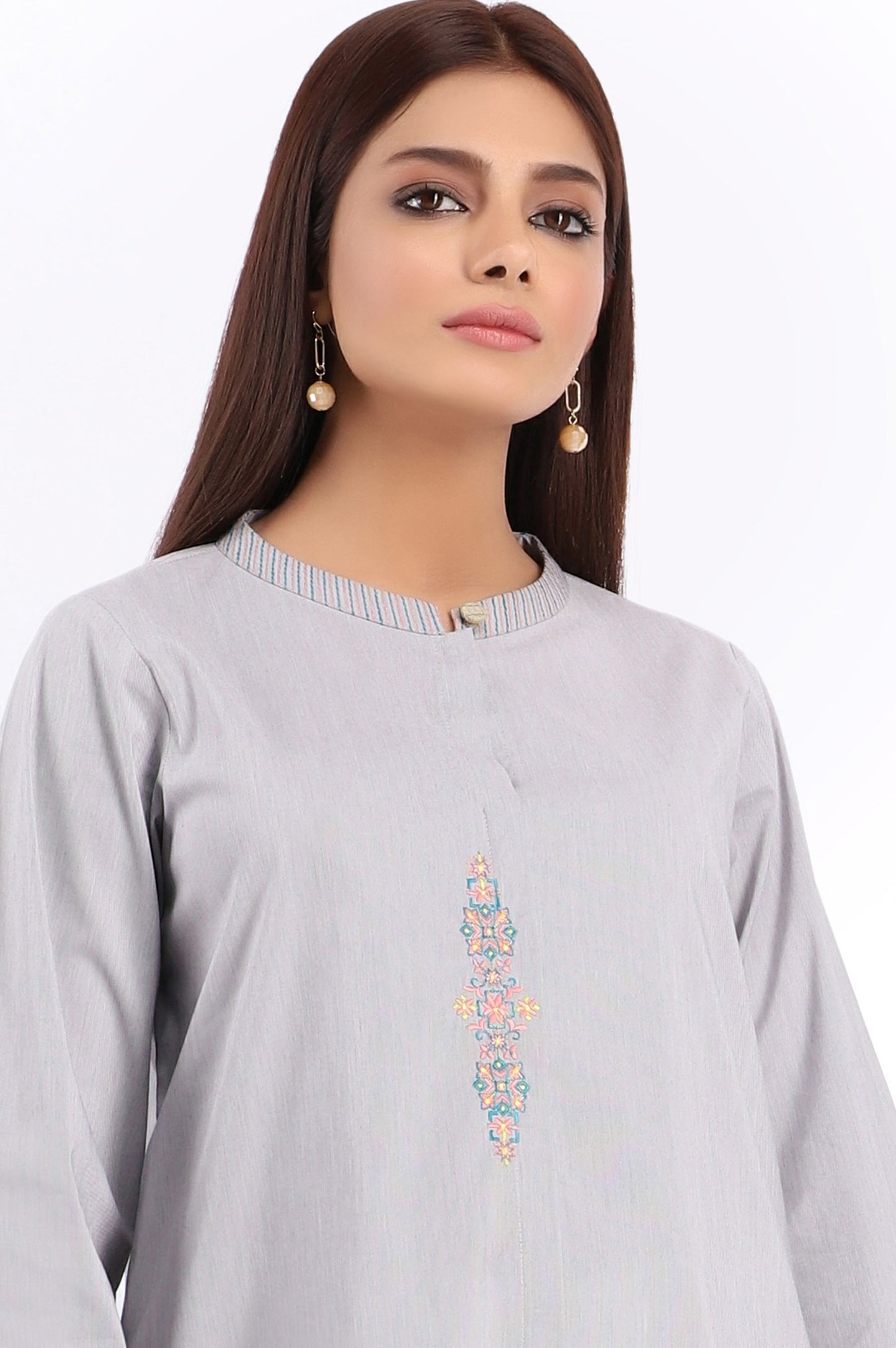 Stitched 1 Piece Embroidered Shirt
