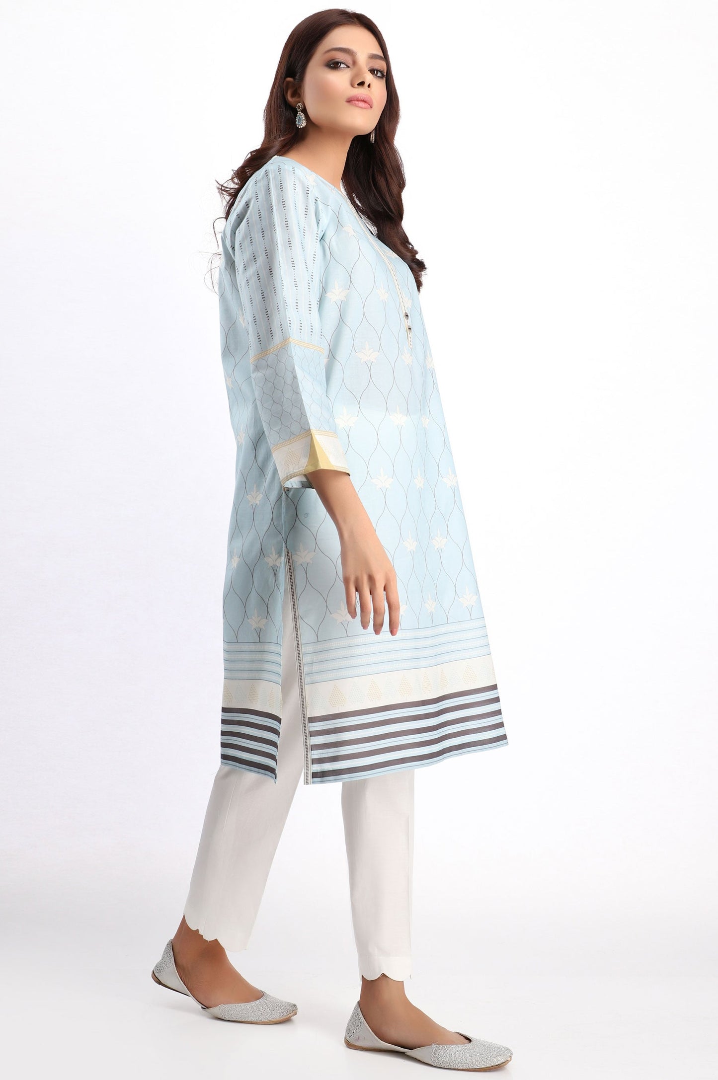 Stitched 1 Piece Embellished Shirt