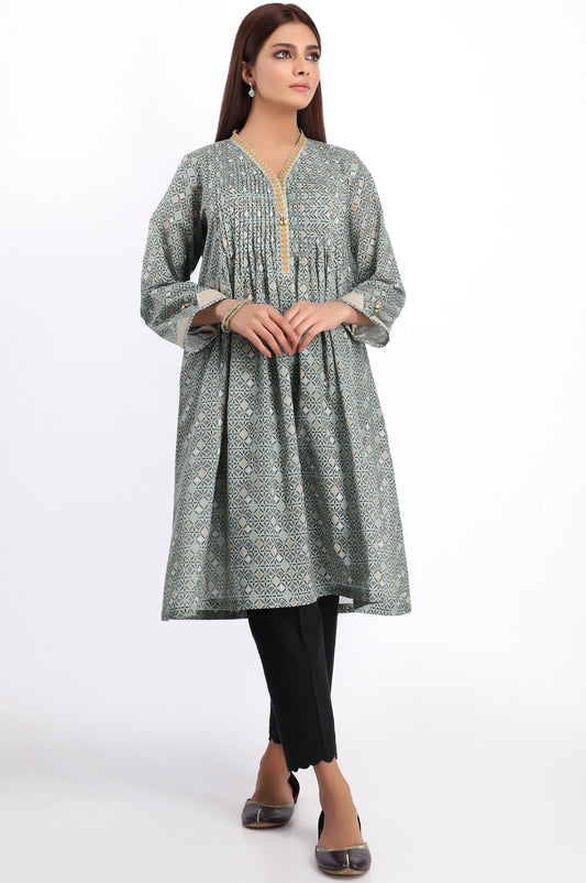 Stitched 1 Piece Digital Printed Shirt - Black