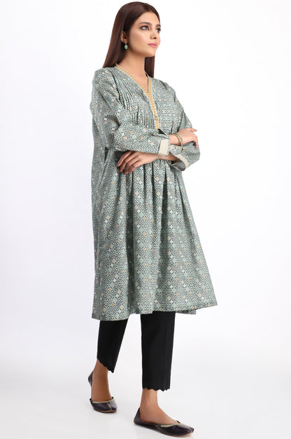 Stitched 1 Piece Digital Printed Shirt - Black