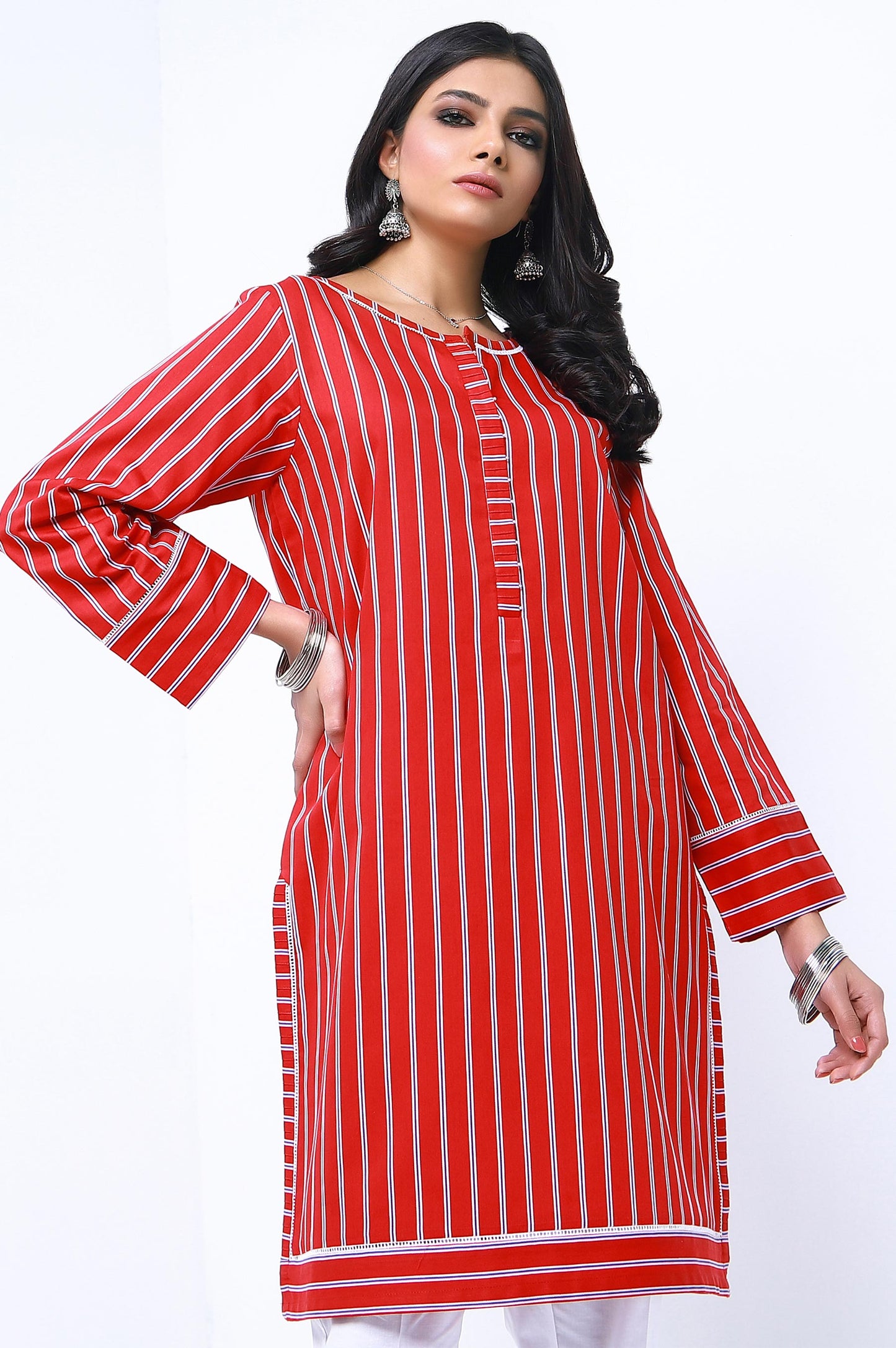 Stitched 1 Piece Embellished Shirt