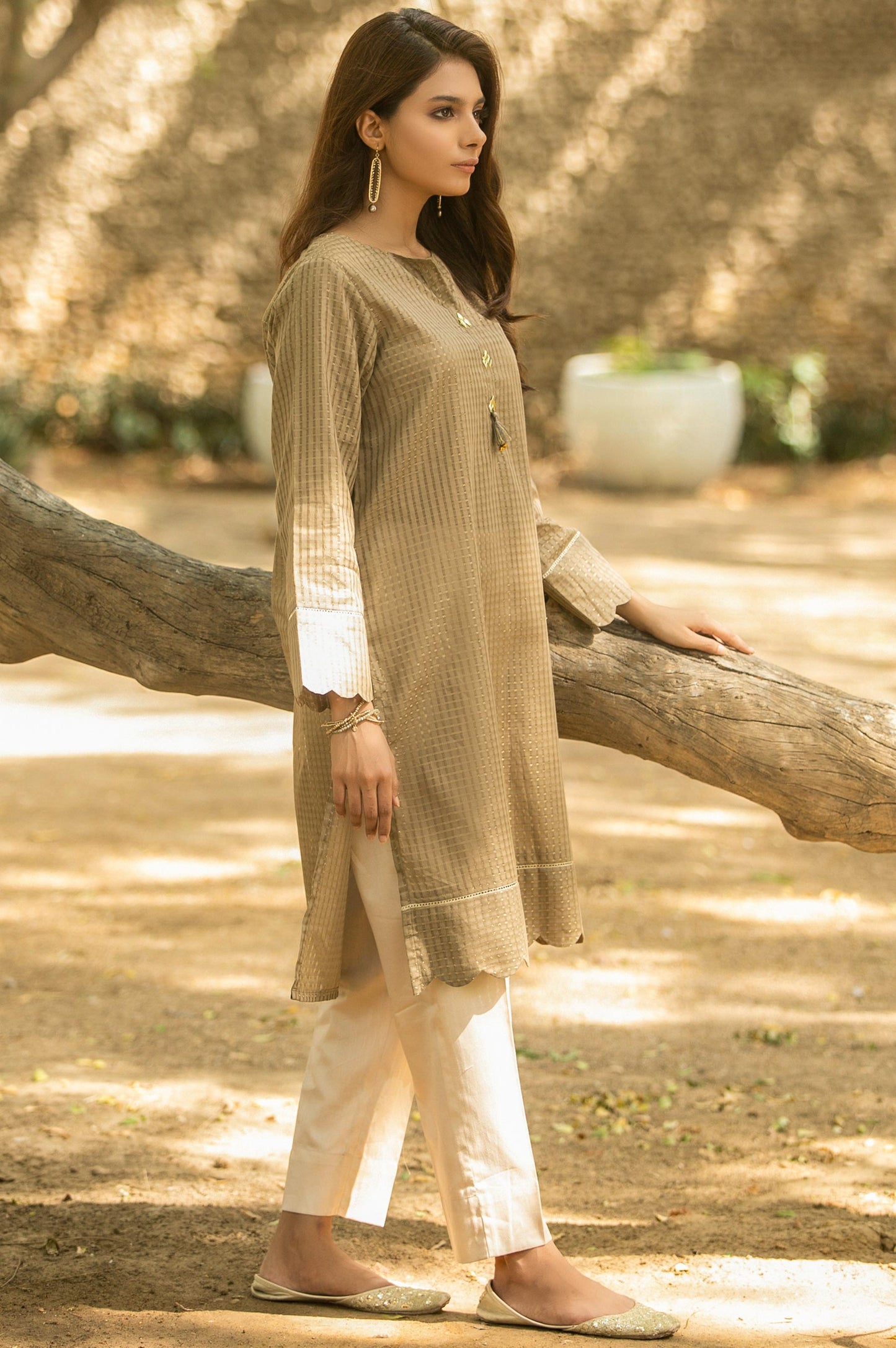 Stitched 1 Piece Embellished Shirt