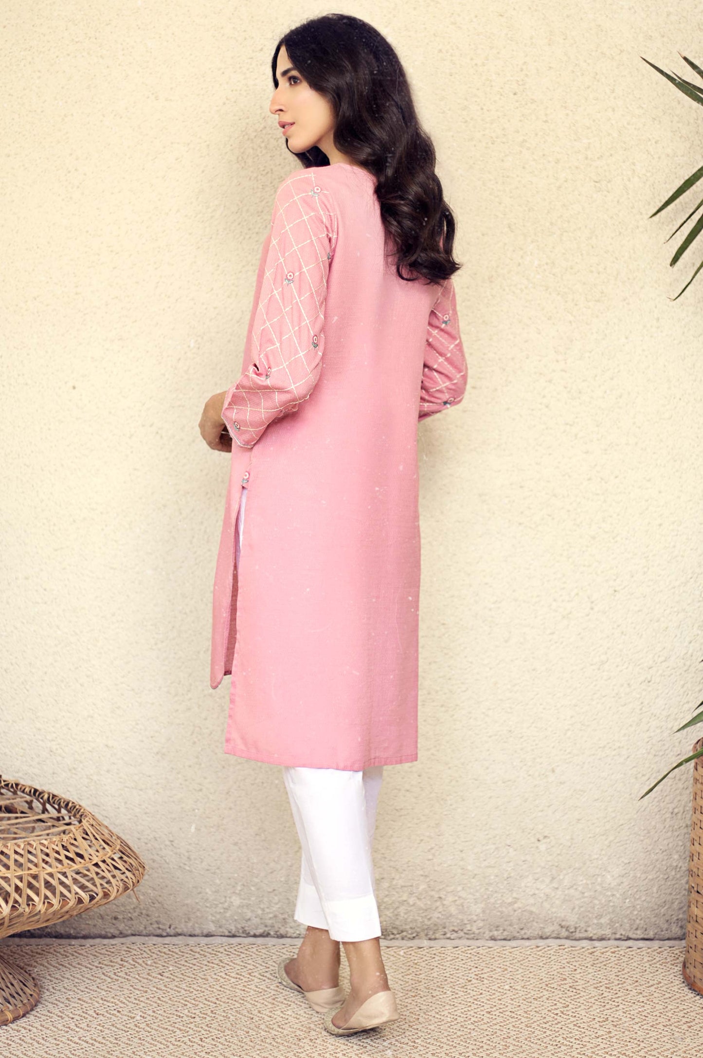 Stitched 1 Piece Embroidered Shirt