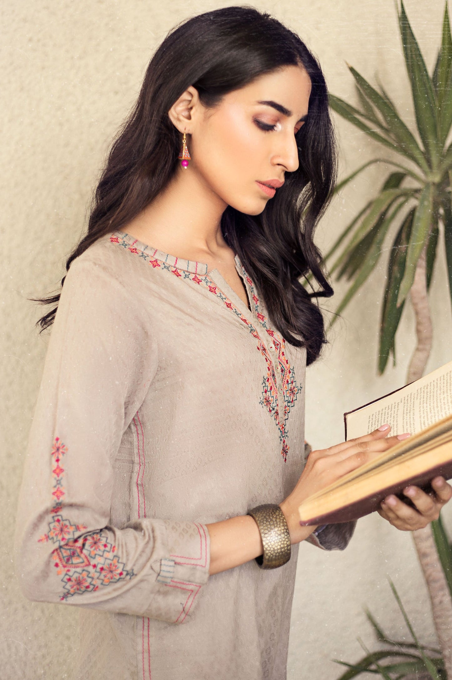 Stitched 1 Piece Embroidered Shirt