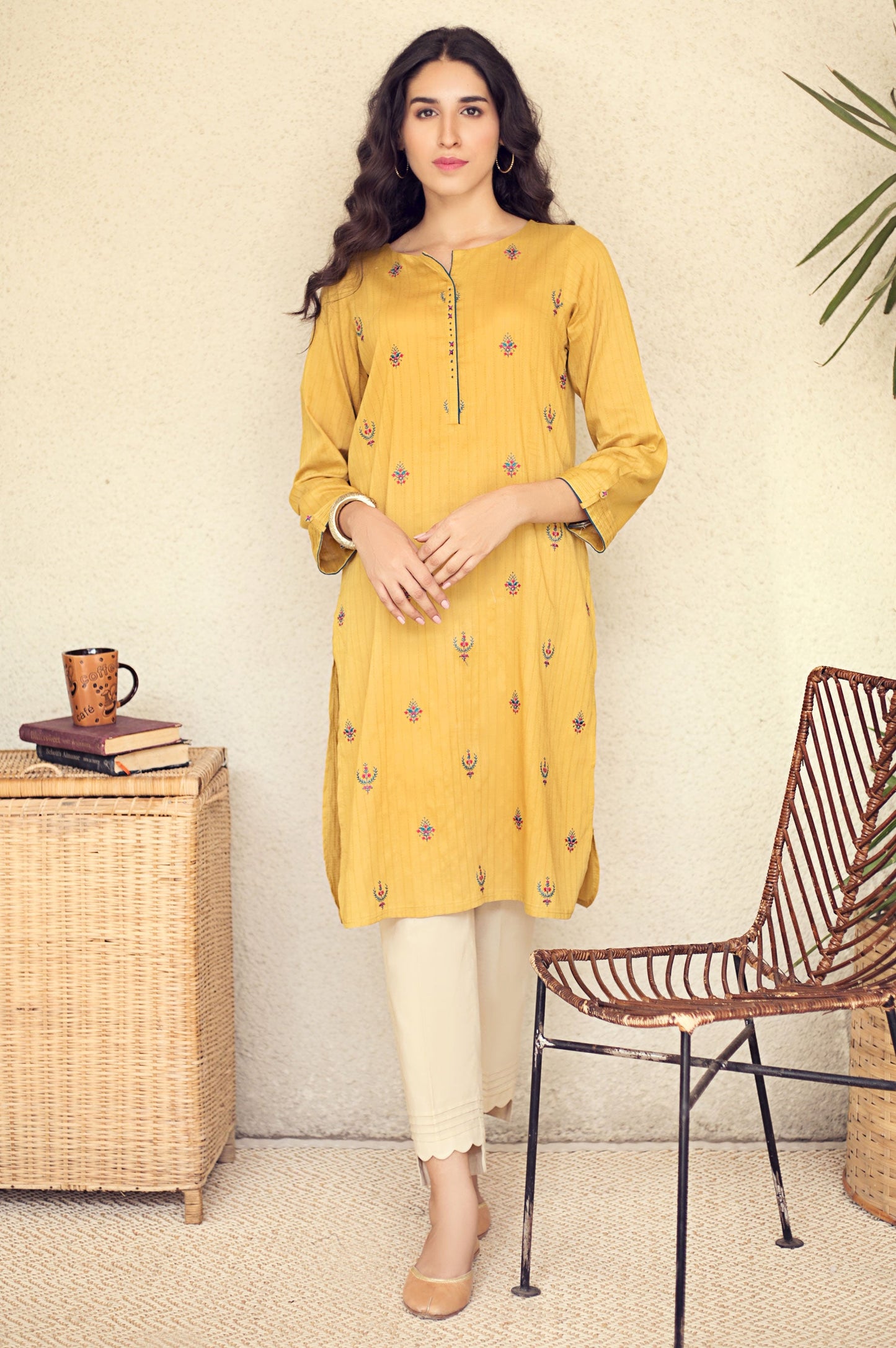 Stitched 1 Piece Embroidered Shirt