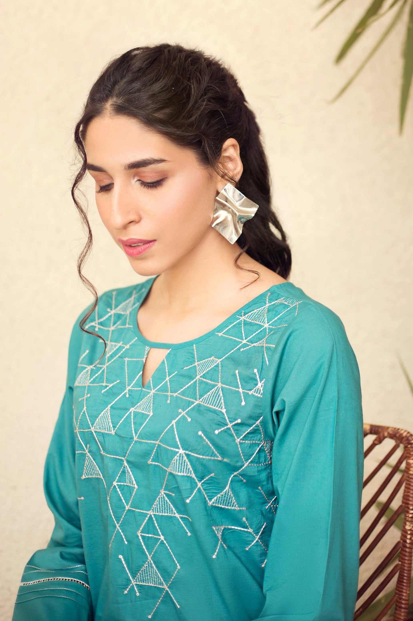 Stitched 1 Piece Embroidered Shirt