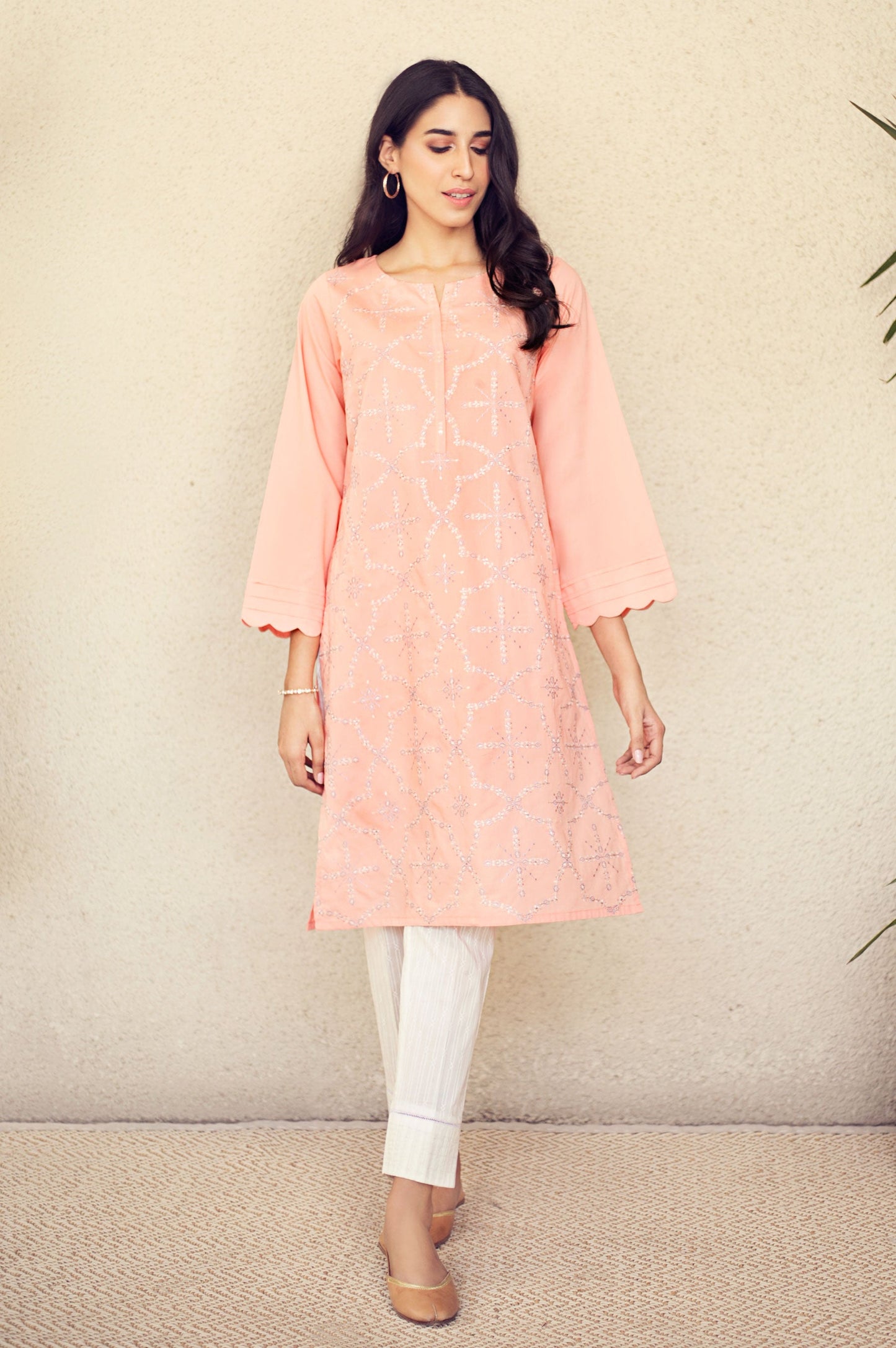 Stitched 1 Piece Embroidered Shirt