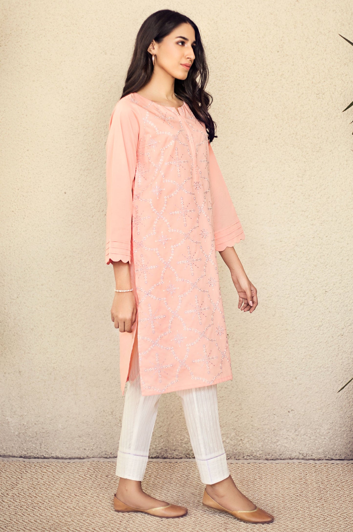 Stitched 1 Piece Embroidered Shirt