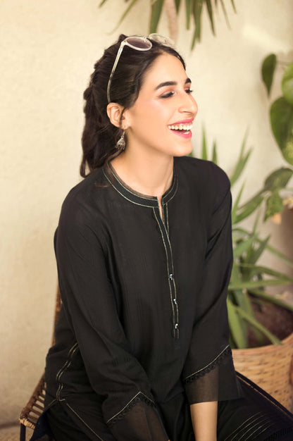 Stitched 1 Piece Embellished Shirt