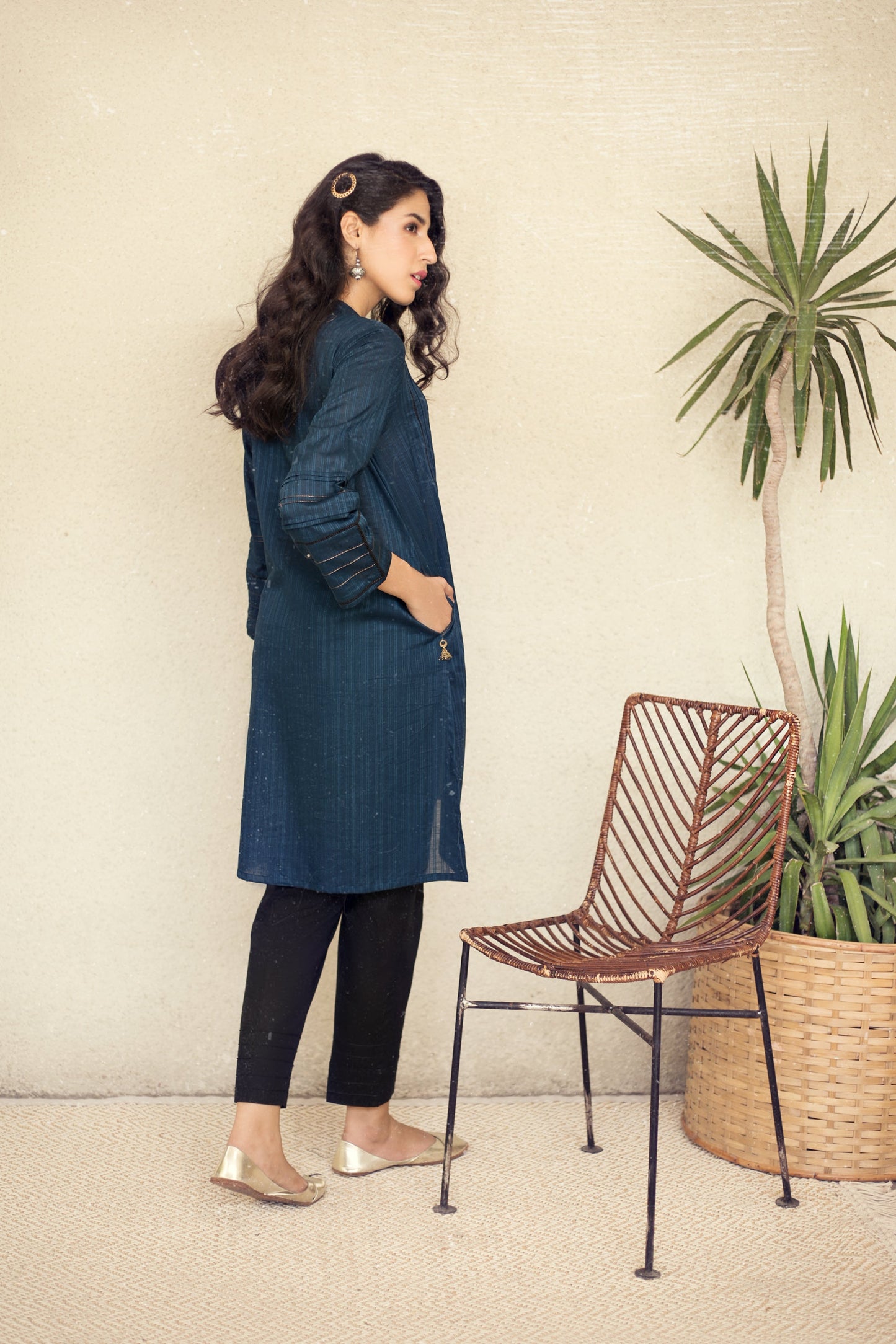 Stitched 1 Piece Embellished Shirt