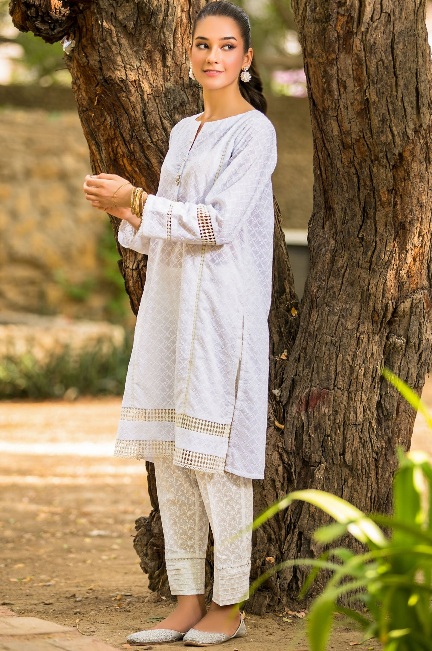 Stitched 1 Piece Embellished Shirt