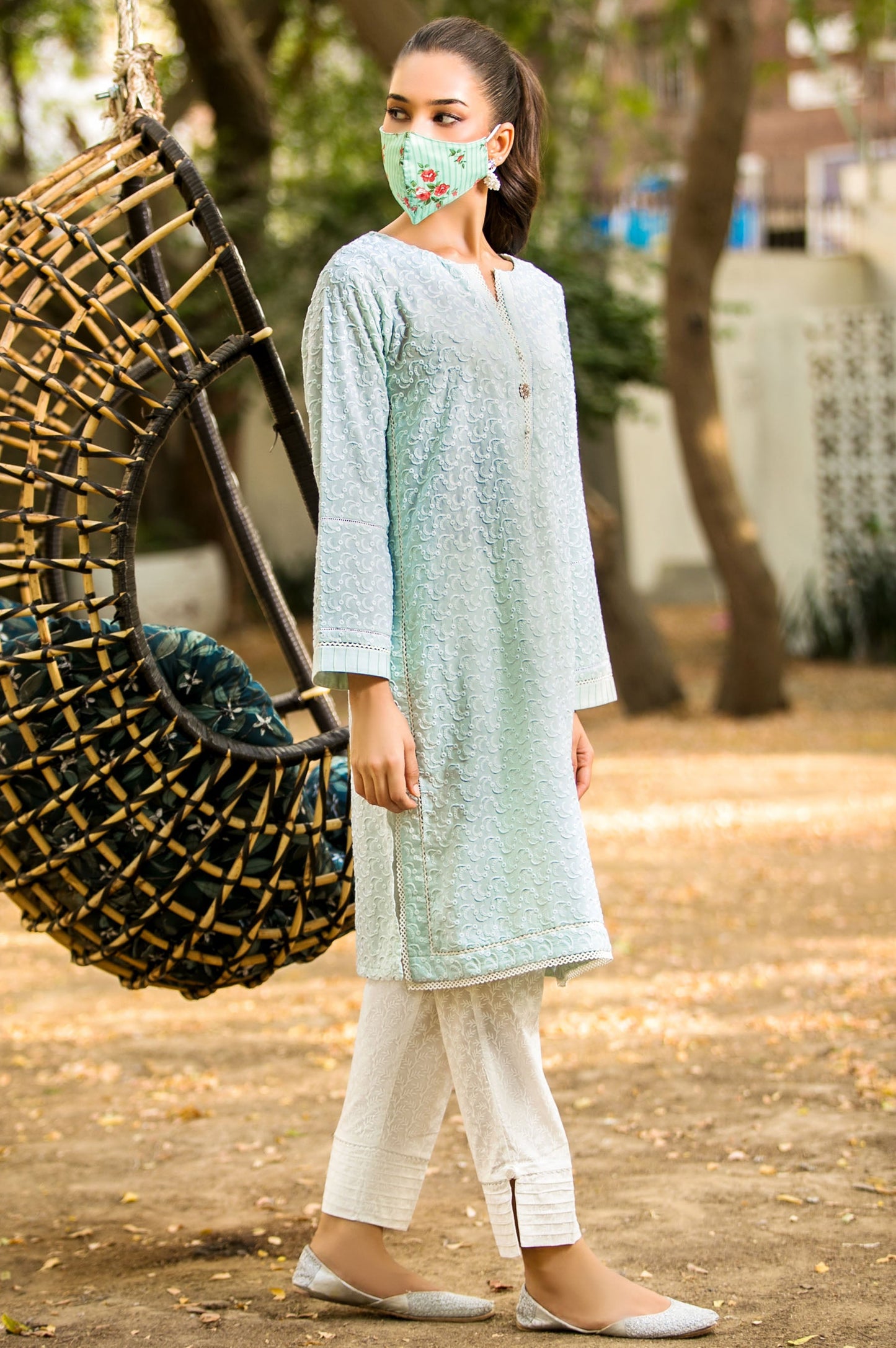 Stitched 1 Piece Embellished Shirt