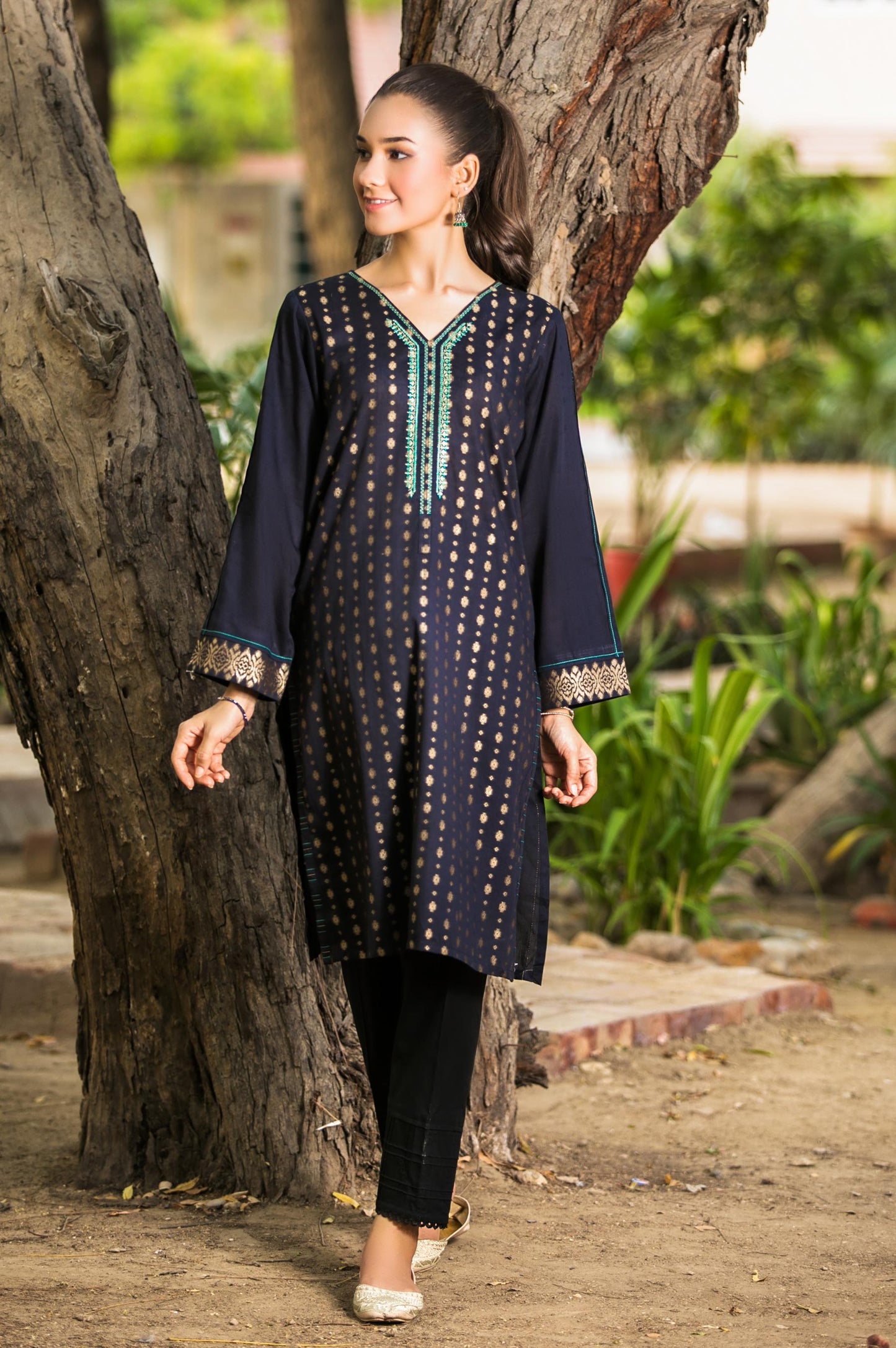 Stitched 1 Piece Embroidered Shirt