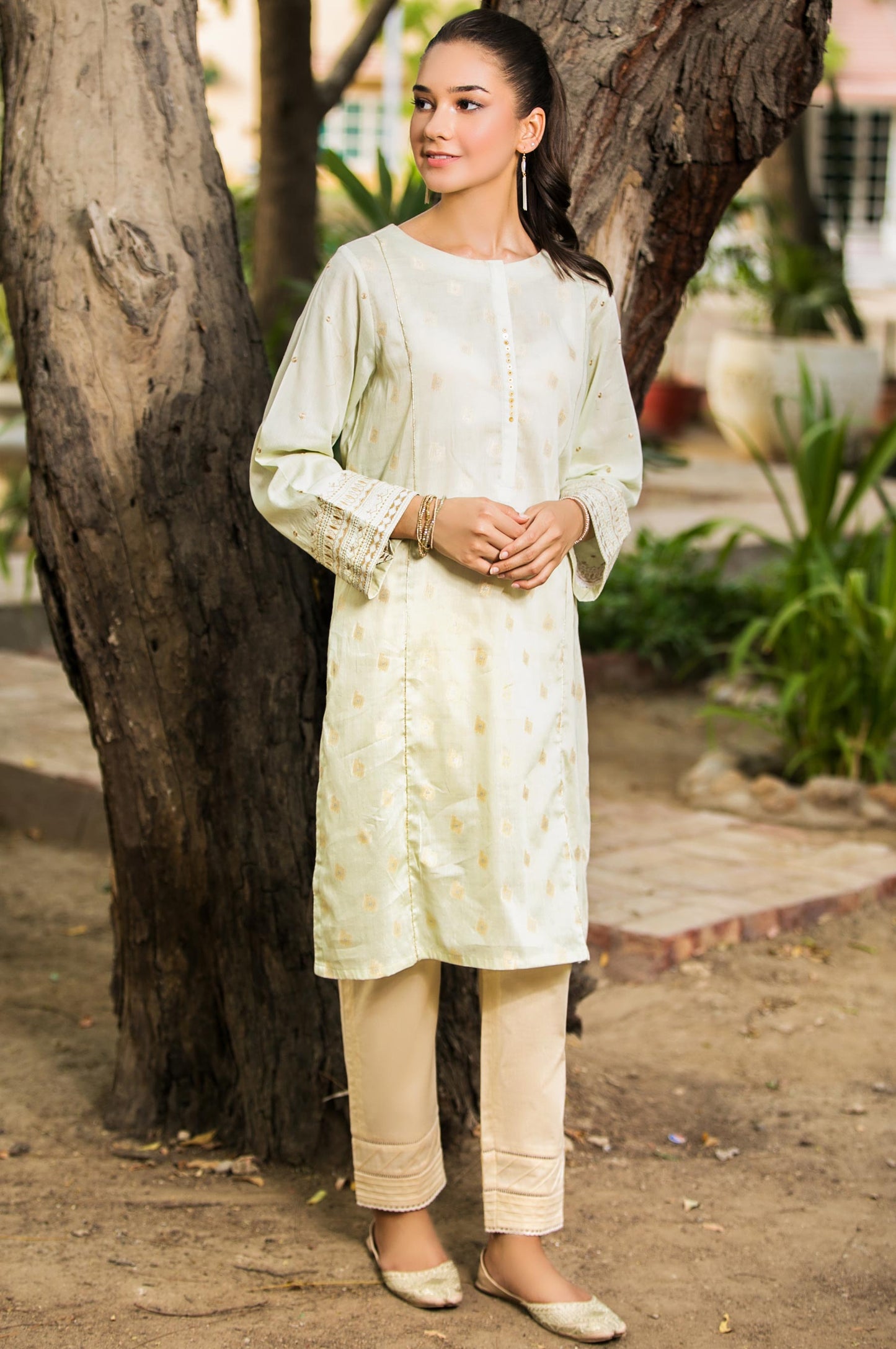 Stitched 1 Piece Embroidered Shirt