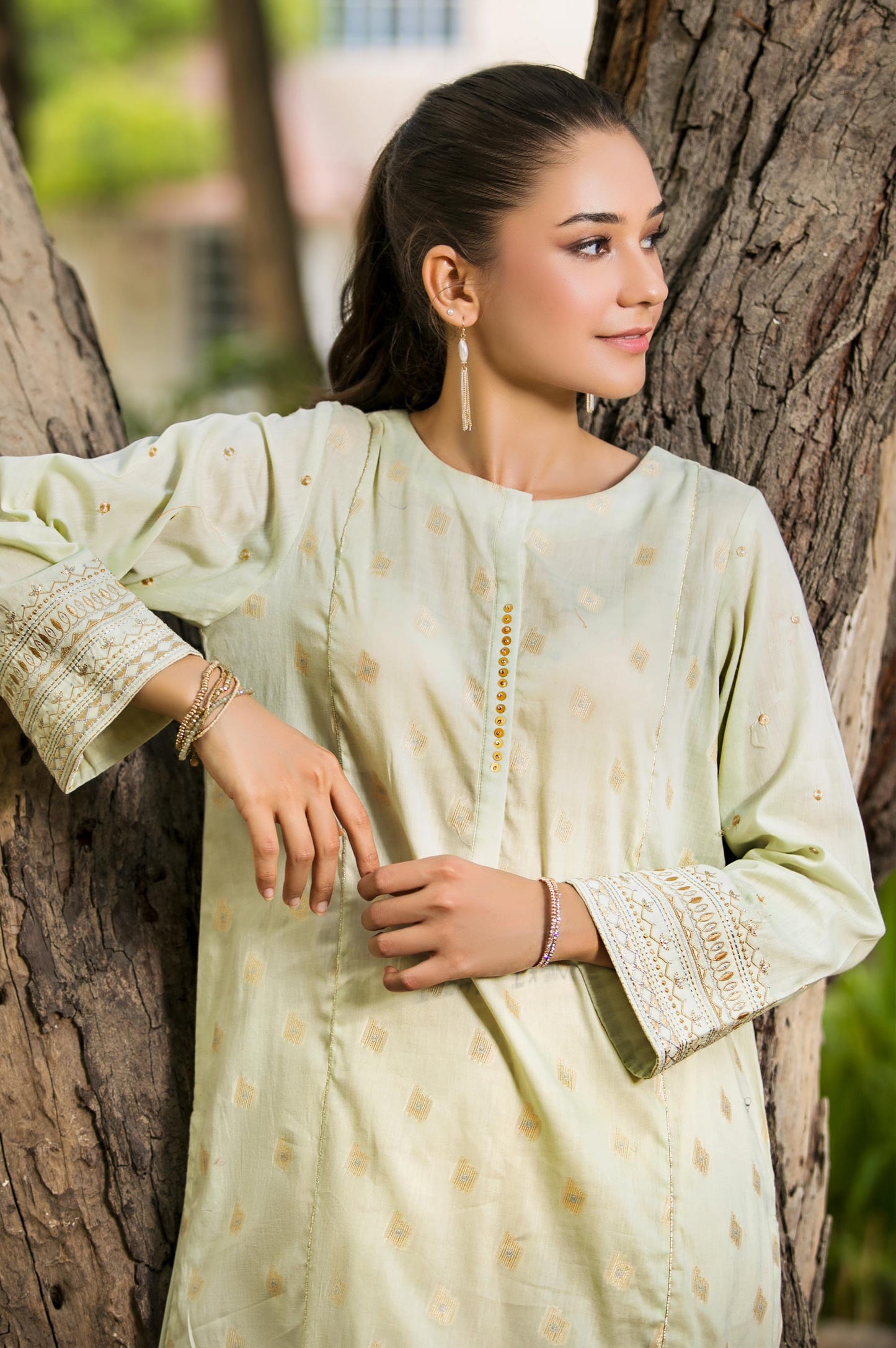 Stitched 1 Piece Embroidered Shirt