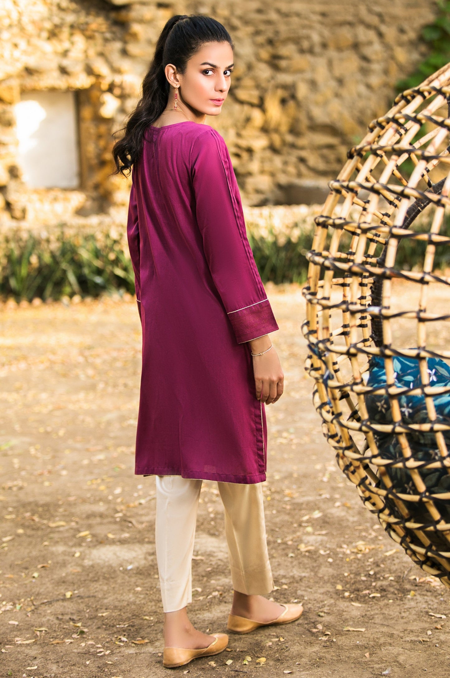 Stitched 1 Piece Embroidered Shirt