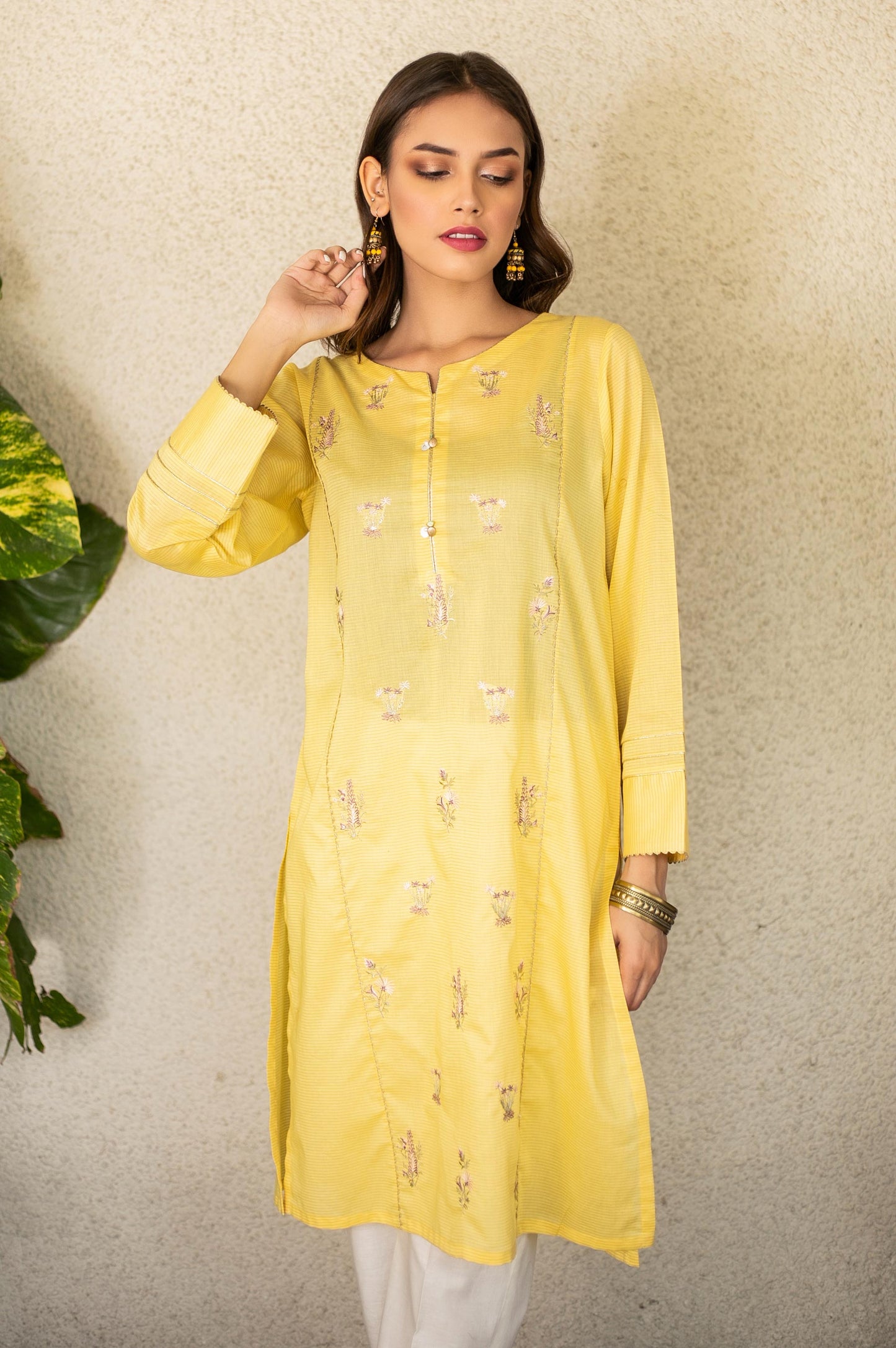 Stitched 1 Piece Embroidered Shirt