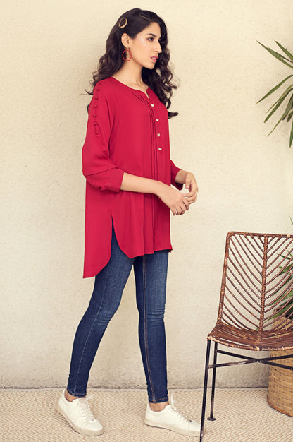 Stitched 1 Piece Embellished Shirt