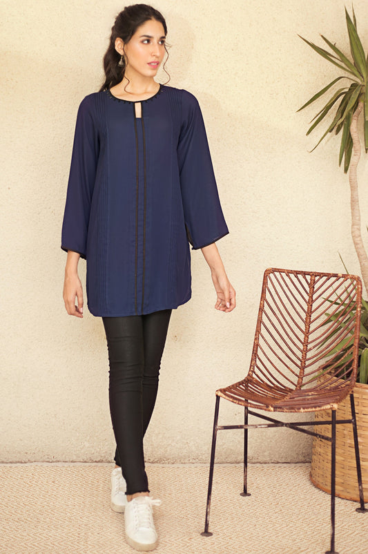 Stitched 1 Piece Embellished Shirt