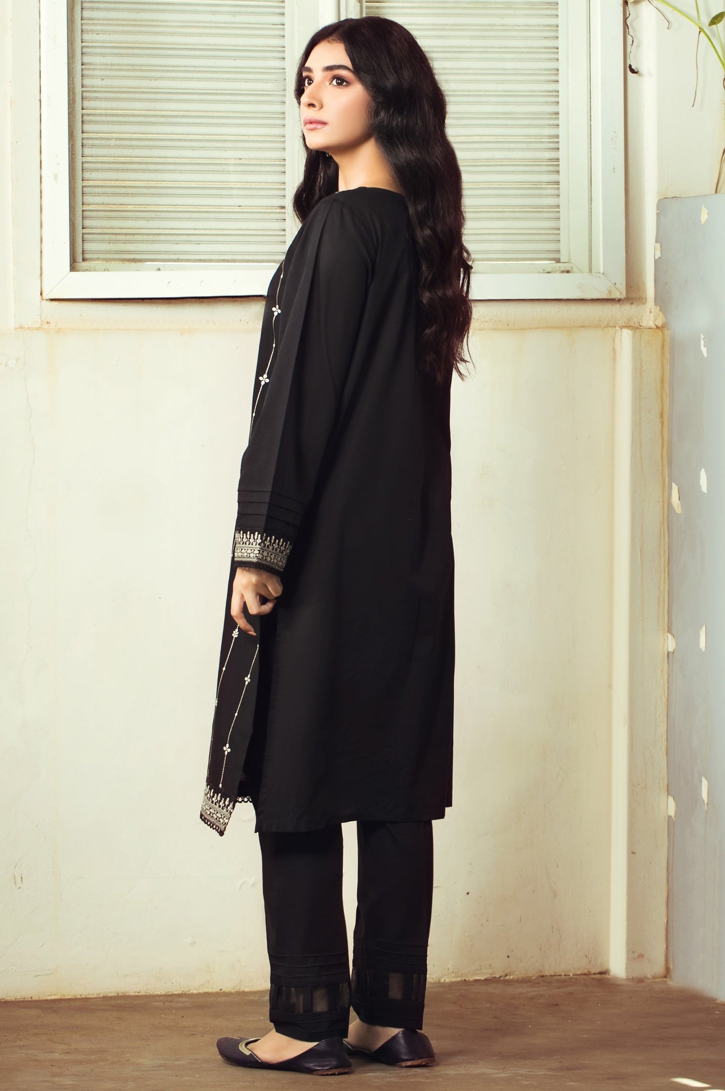 Stitched 1 Piece Embroidered Shirt