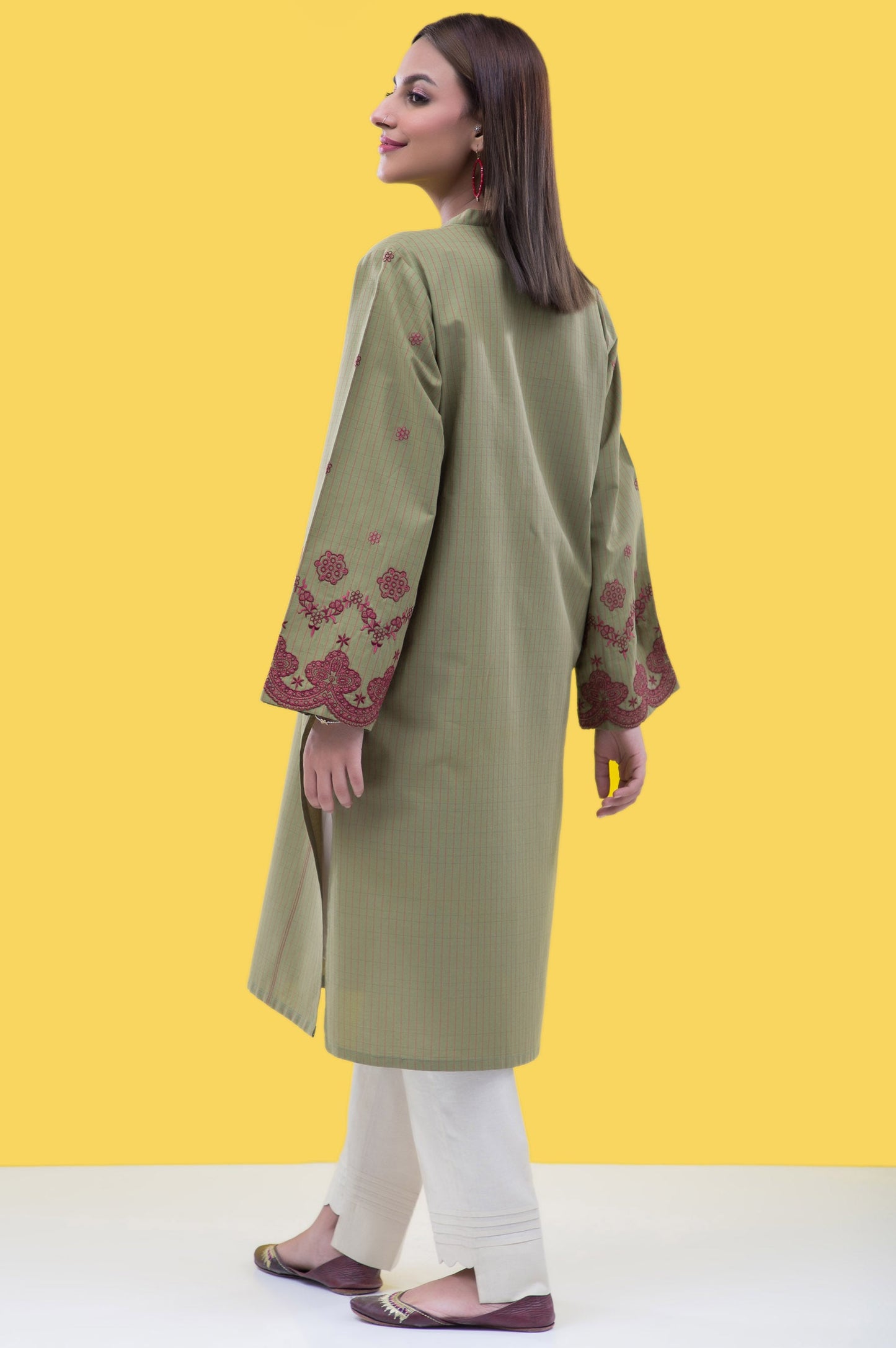 Stitched 1 Piece Embroidered Shirt