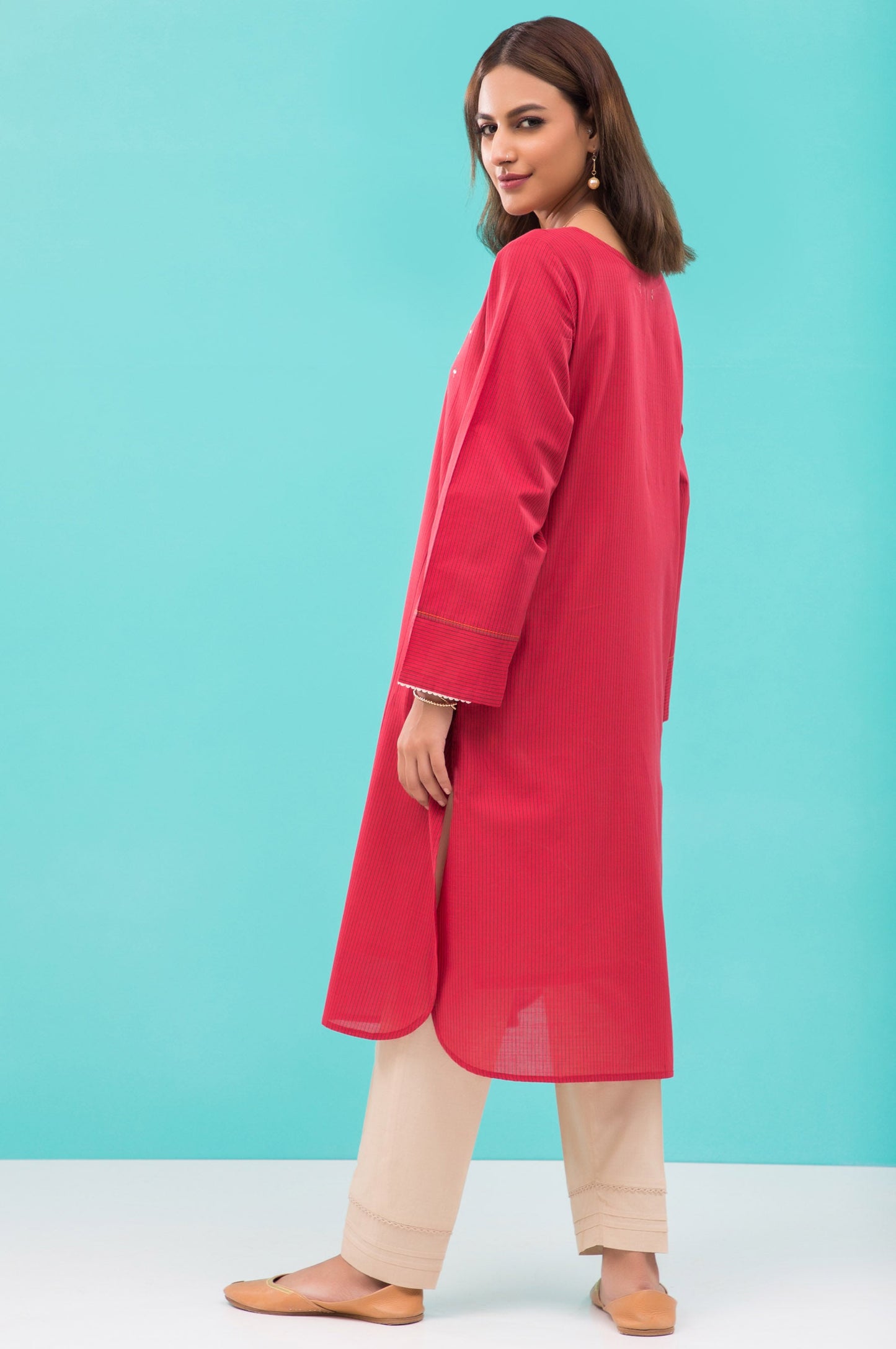 Stitched 1 Piece Embroidered Shirt