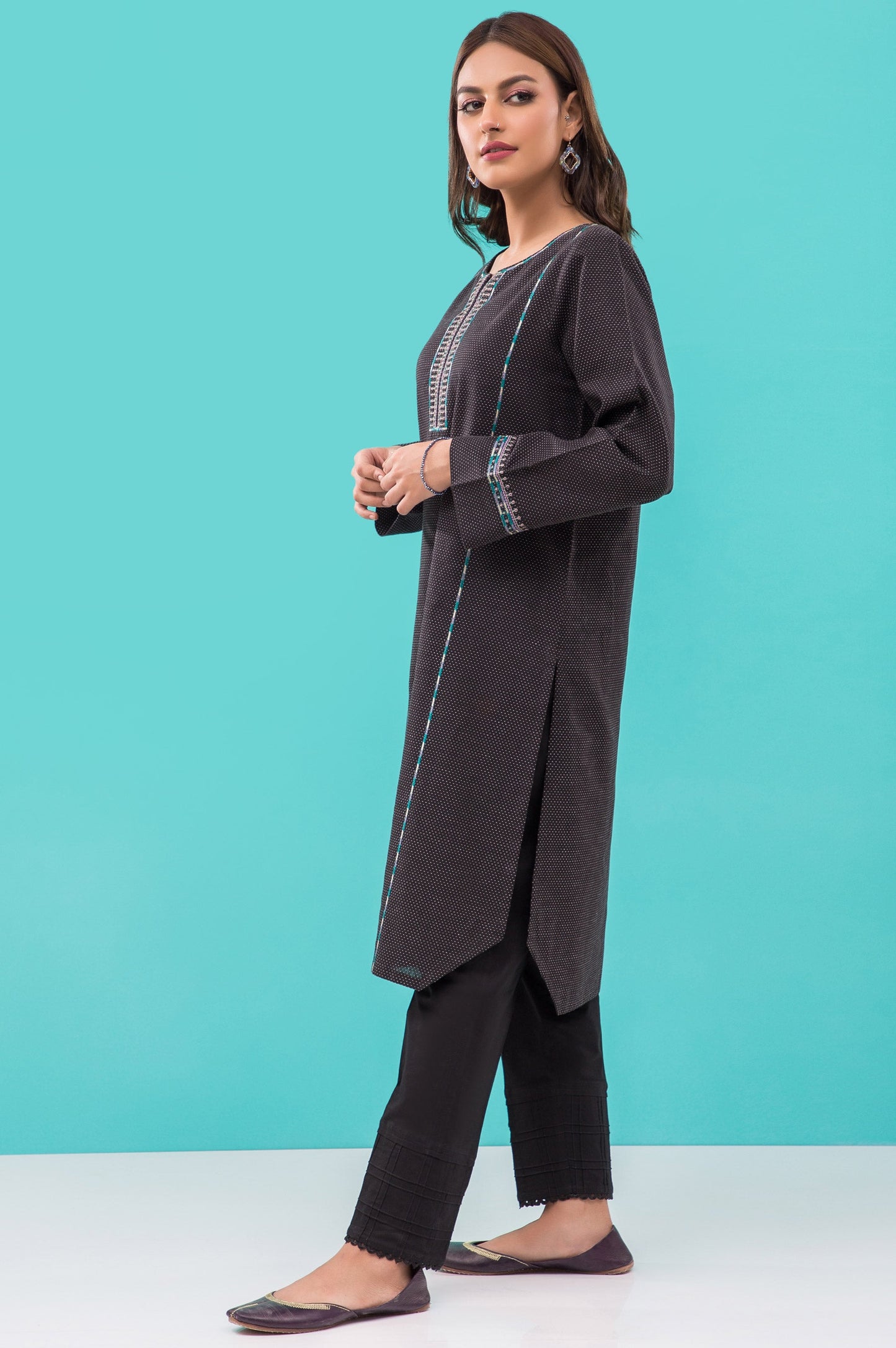 Stitched 1 Piece Embroidered Shirt