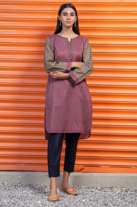 Stitched 1 Piece Embellished Cambric Shirt