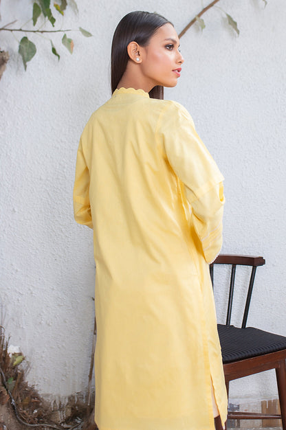 Stitched 1 Piece Embellished Jacquard Shirt