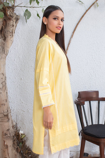 Stitched 1 Piece Embellished Jacquard Shirt