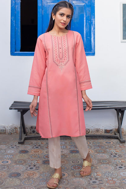 Stitched 1 Piece Embroidered Zari Masoori Shirt
