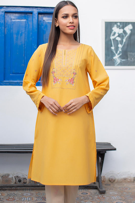 Stitched 1 Piece Embroidered Zari Masoori Shirt