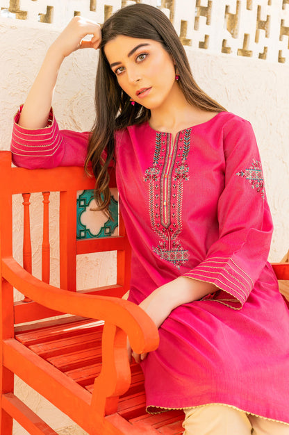 Stitched 1 Piece Embroidered Zari Masoori Shirt