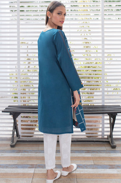 Stitched 1 Piece Embroidered Cambric Shirt