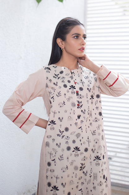 Stitched 1 Piece Embroidered Cambric Shirt