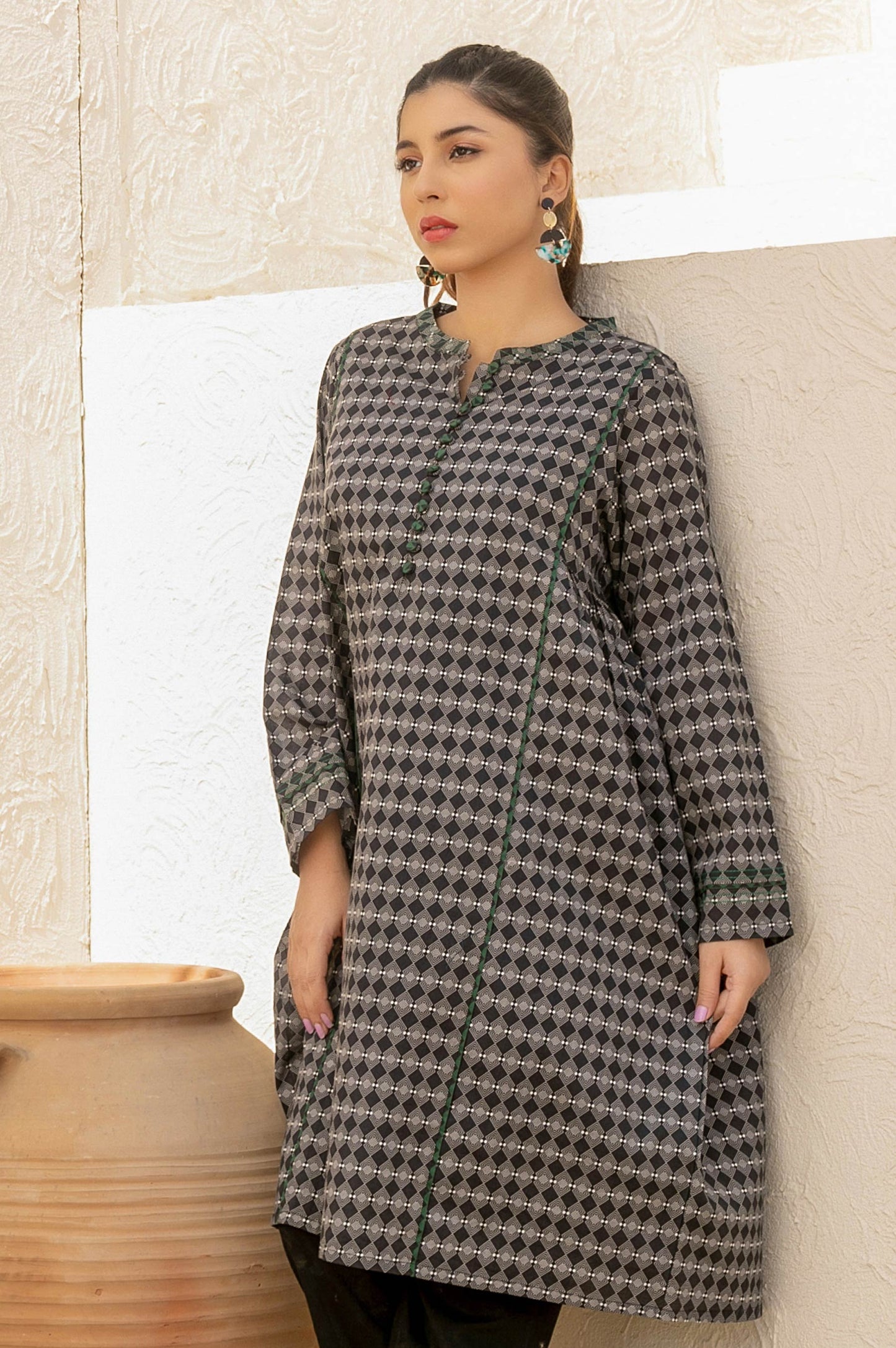 Stitched 1 Piece Digital Printed Lawn Shirt