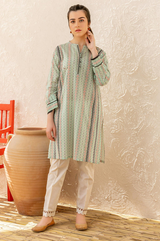 Stitched 1 Piece Printed Lawn Shirt
