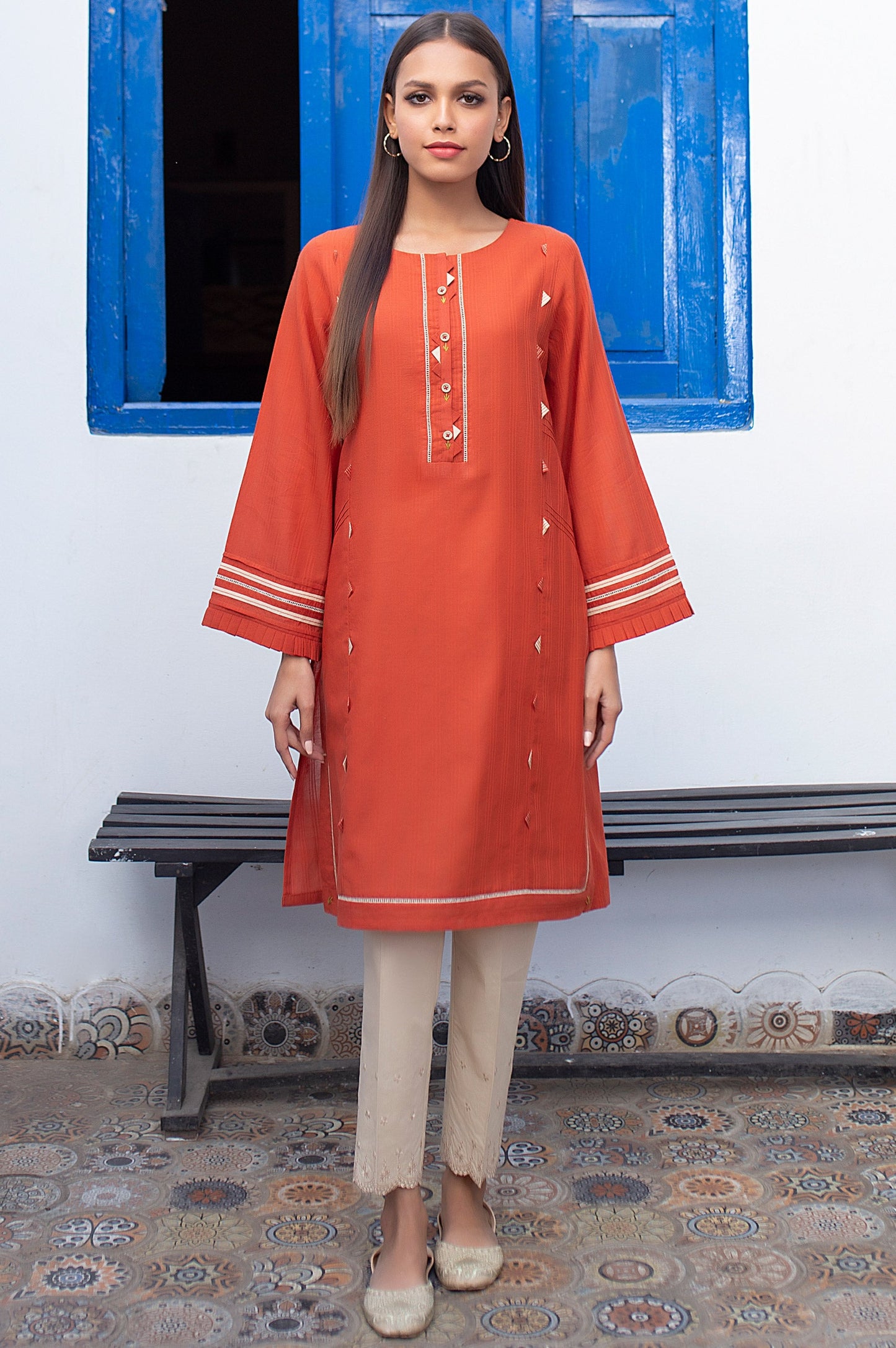 Stitched 1 Piece Dyed Doria Shirt